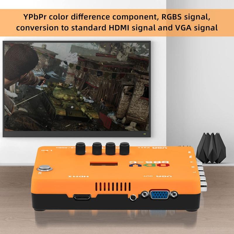 Conversor Mcbazel ODV-GBS-C: VGA/Scart para VGA/HDMI - Adaptadores